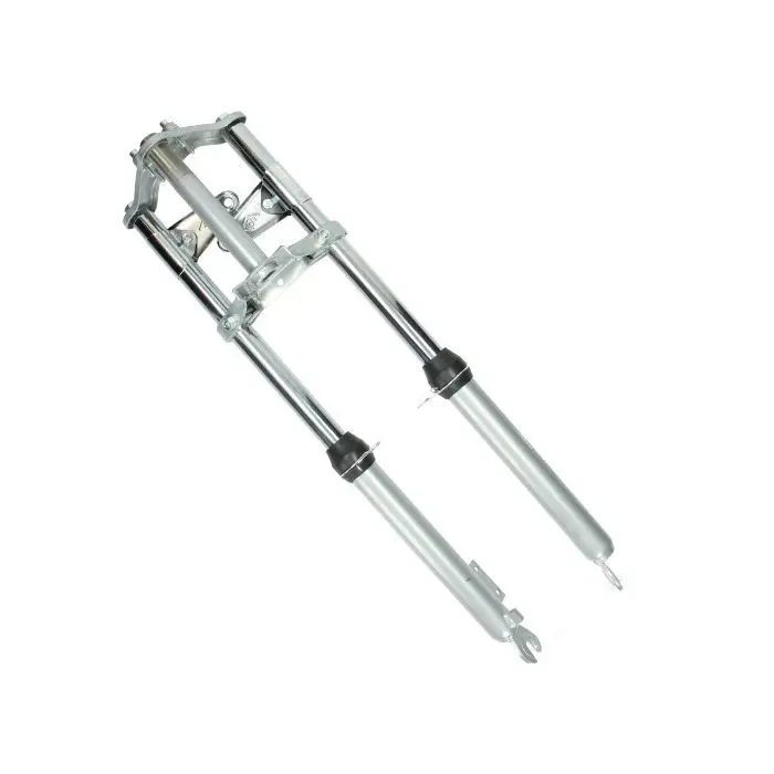 Fourche EBR long large complet argenté Puch Maxi