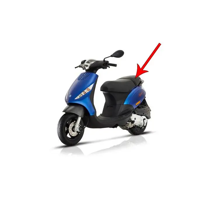 Sitzbank Piaggio Original Komplett Euro 4/5 Schwarz Zip 4T cm009606