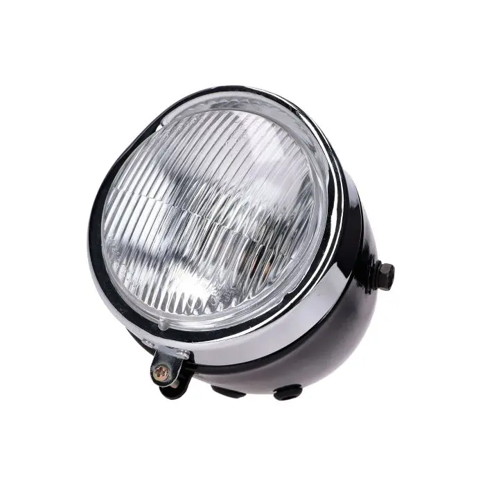 Puch Maxi بلیک وینٹیج ہیڈ لائٹ — 4 ویو
