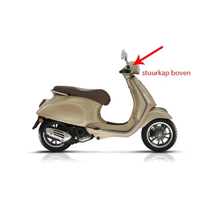 Cache guidon Piaggio original ci-dessus beige mat 516/A Primavera 67364600q9=op=op