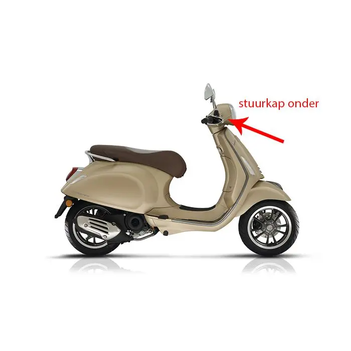 Lenkerabdeckung Piaggio original unten beige matt 516/A Primavera 1b005469000q9=op=op