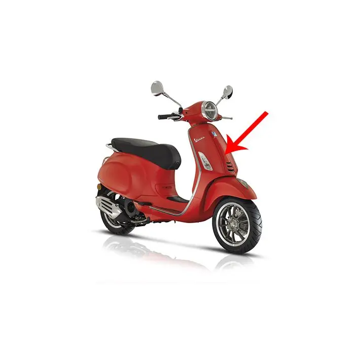 واجهة أمامية Piaggio أصلية وسط أحمر غير لامع 896/a primavera rst 1b005209000s8
