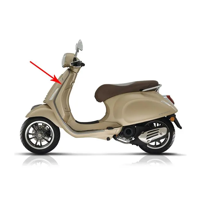 Dekorstreifen Piaggio Original Beinschutz Primavera Sprint anthrazit cm2984025