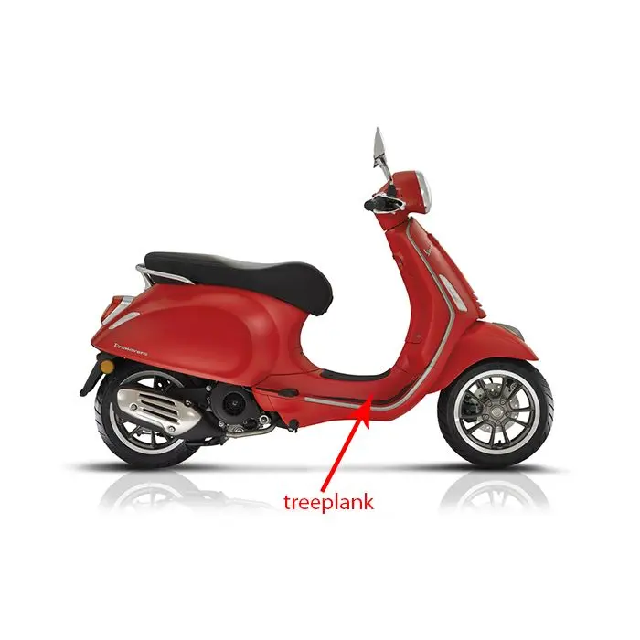 Piaggio 純正 マットレッド フットレスト 896/a Primavera 67361200s8
