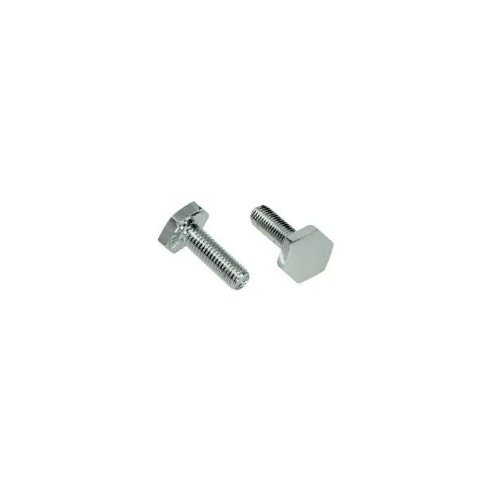 Jeu de boulons plaque supérieure fourche avant plaque de direction chrome 2 pièces Puch Maxi