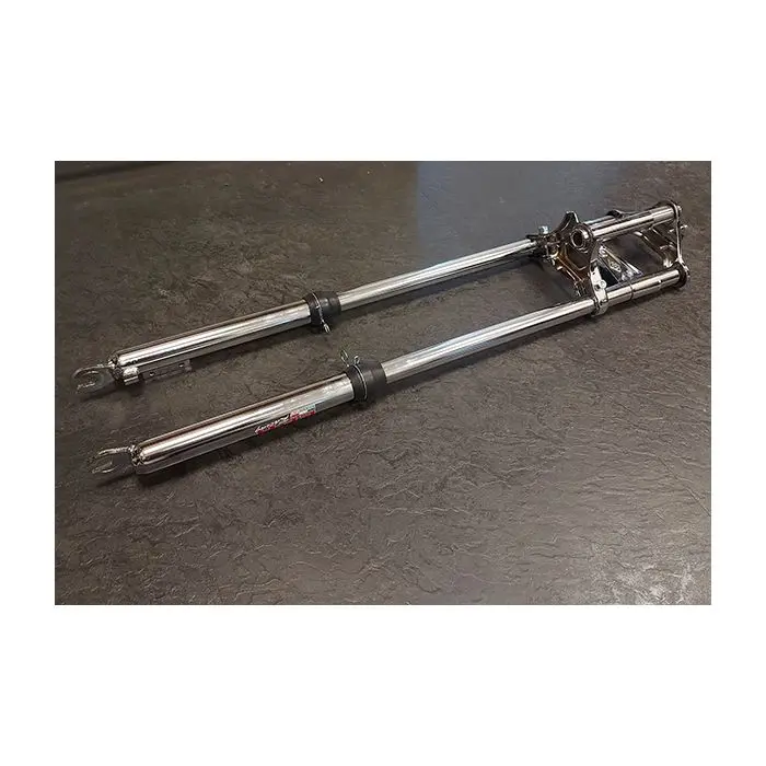 Fourche EBR extra long large complet 710 mm chrome puch maxi