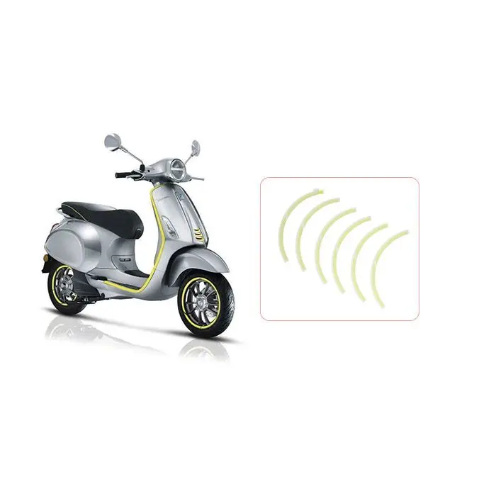 Piaggio Alkuperäinen etupyörän koristekeltti keltainen Elettrica, Primavera, Sprint 2H002849000A6