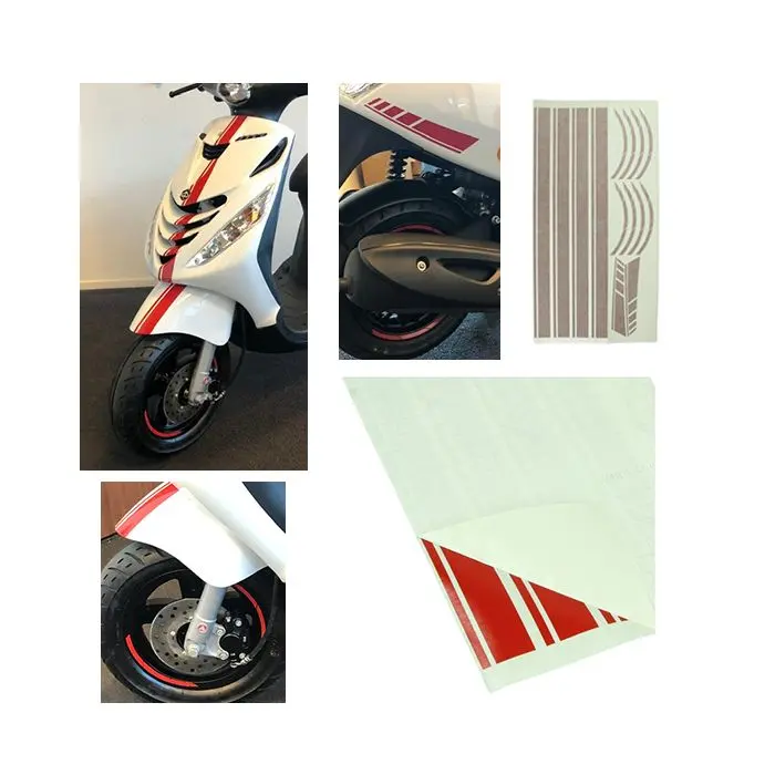 Kit décoration sport Euro 2/4/5 AMG rouge 14 pièces Zip2000
