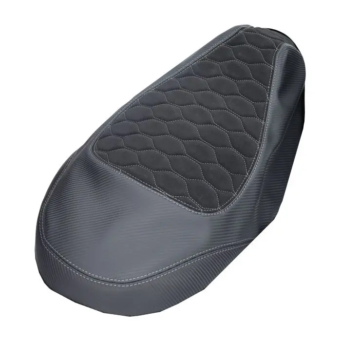 Capa de banco Regia Designo Alcantara preto/preto zip2000