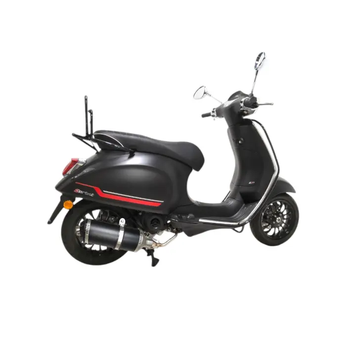Silencieux Power1 Euro-2 EVO-1 noir/alu Primavera 4T-2V, Sprint 4T-2V, Zip 4T