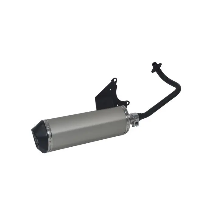 échappement Jamarcol ovale (fabriqué dans l'UE) (modèle akrapovic) euro-2 alu/noir lx 4t, Primavera, sprint, vespa S 4t-2v