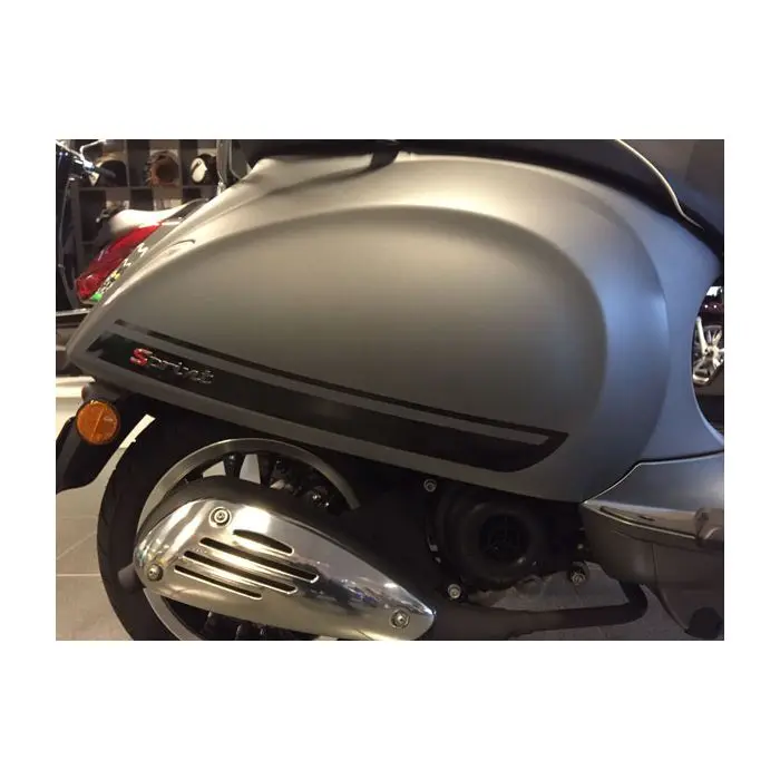Piaggio 오리지널 데코 키트 사이드 스크린 Sprint Sport 2016 블랙 2H000931000A1
