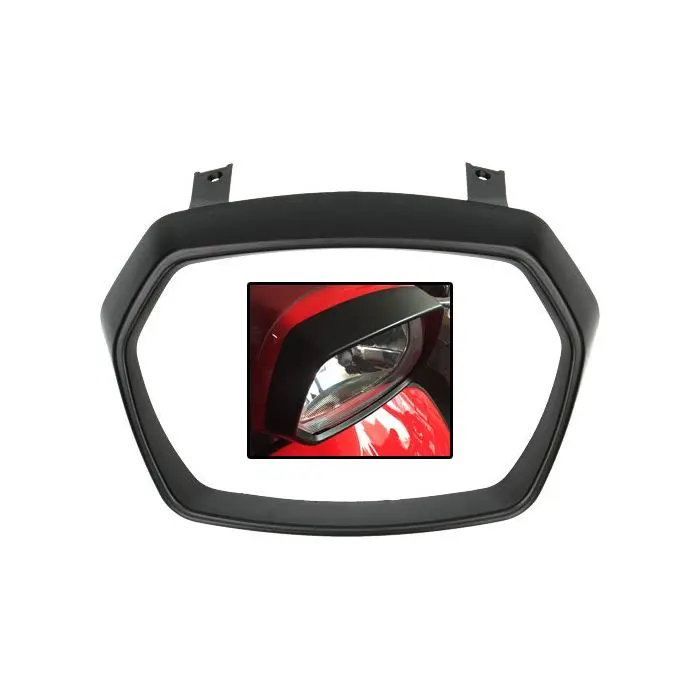 Scheinwerfereinfassung DMP schwarz matt sprint