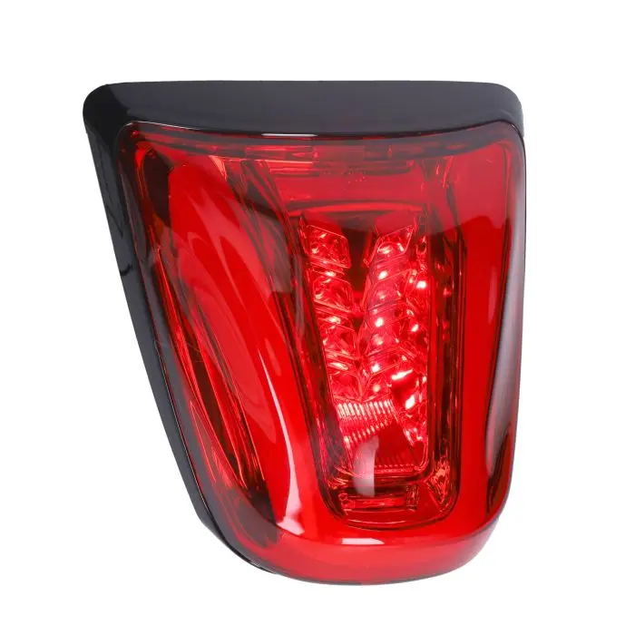 Feu arrière DMP dirigé tube E-label bord noir brillant verre rouge Primavera Sprint
