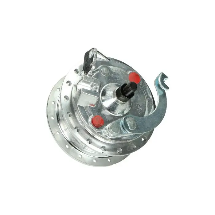 Moyeu avant DMP + plaque de frein maxi Puch Maxi