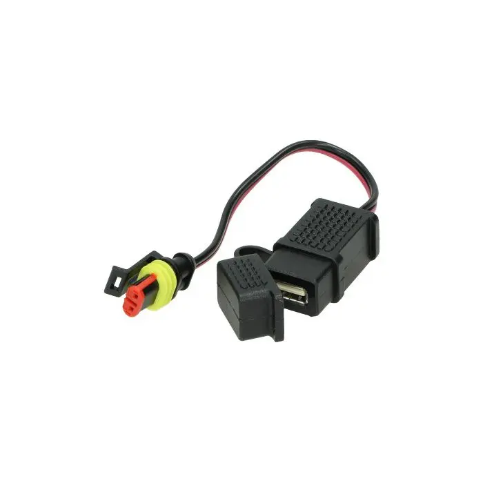 Connexion Piaggio original USB 12v beverly, liberty, typhoon, aprilia, gts 125cc, gts 250cc, gts all mod., gts super 300cc, mp3, Primavera, sprint 1d002753