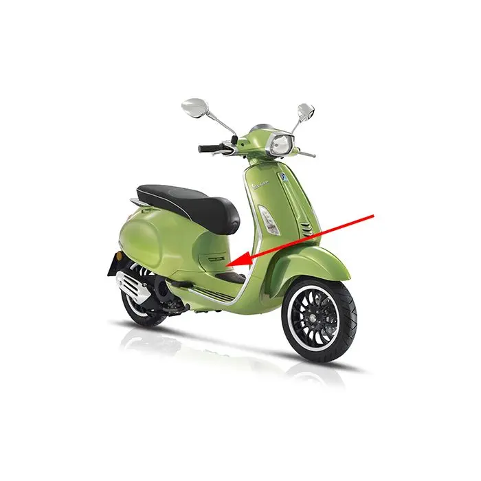 Original Piaggio Ventil Karosserie-Screen metallgrün 341/a sprint 67361900vu=op=op