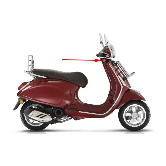 ہینڈل بار کور Piaggio اصل میٹلک ریڈ 880/A Primavera Touring 67364700yr5