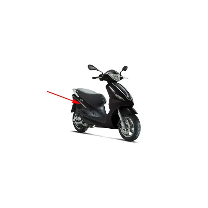 Piaggio অরিজিনাল রাইট ব্ল্যাক গ্রাফাইট 79/a ফ্লাই নিউ 2012 ফেয়ারিং 67309800nd=op=op