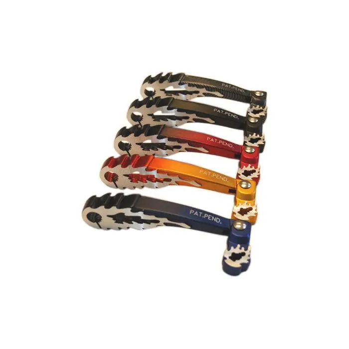 DMP Kickstarter Modell Flamme orange Alu Scooter Piaggio 2T
