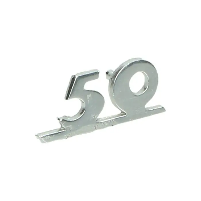 Schriftzug [50] 3,5 cm Aluminium vespa