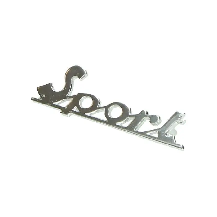 Logo mot Sport 7,5 cm aluminium Vespa