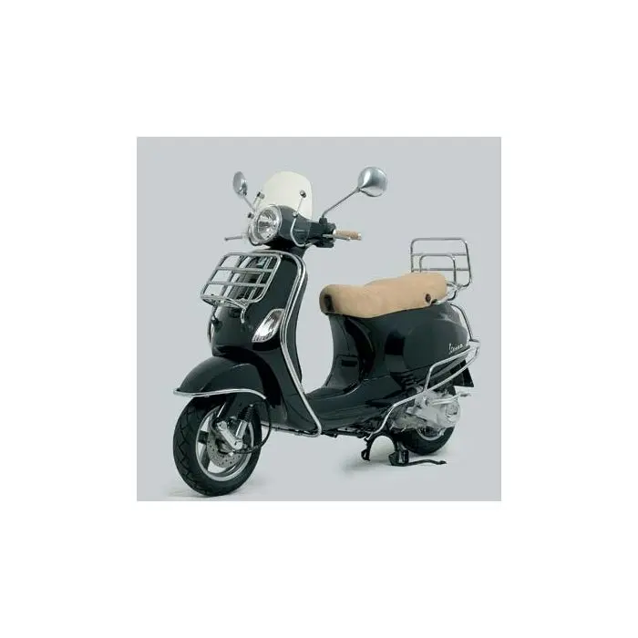純正Piaggio プロテクションバー サイドスクリーンマウントキット クローム 2点セット LXV Vespa LX 602896M