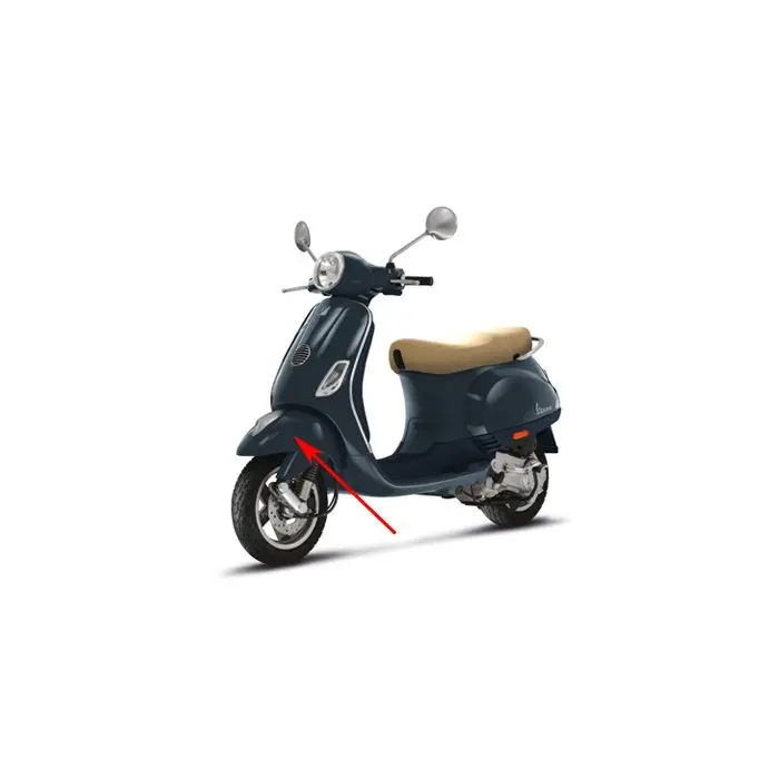 Kotflügel vorne Piaggio original Mitternachtsblau 222 lx fl 66652800de=op=op