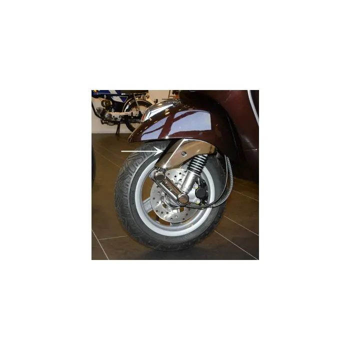 Capucho de proteção forquilha dianteira DMP cromado Vespa LX