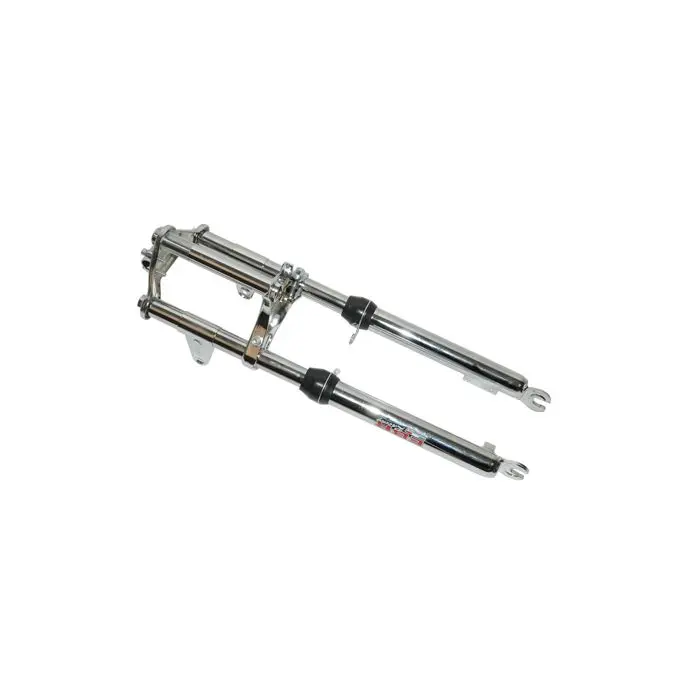 フロントフォーク EBR ショートワイド フルコンプリート クローム マキシ