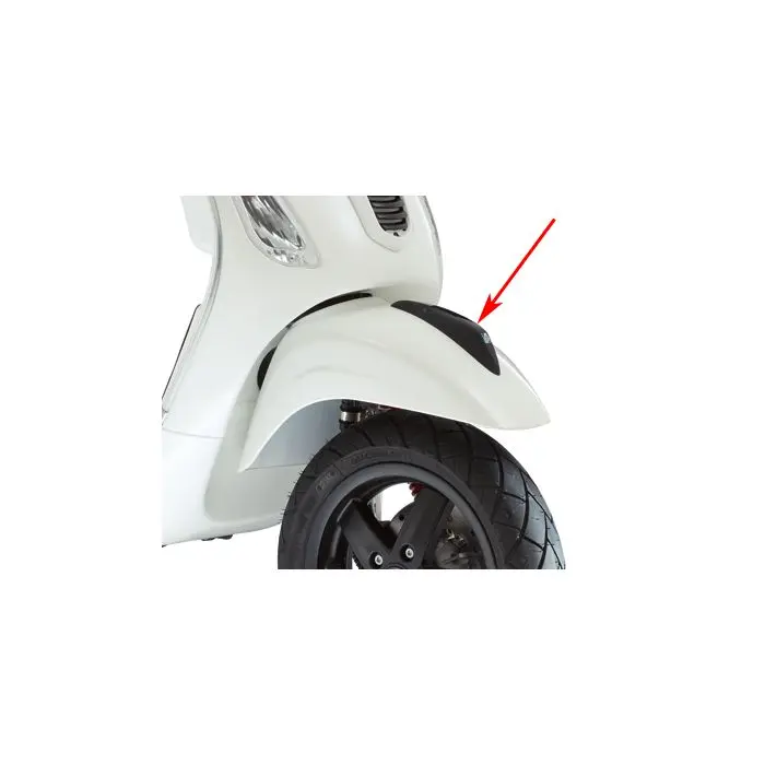 Διακοσμητικό εξάρτημα Piaggio original μπροστινό φτερό μαύρο vespa S, vespa S 4t-2v sport 675525