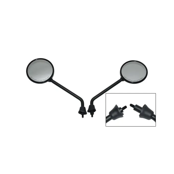 Paire de rétroviseurs modèle original fil électronique noir mat GTS Vespa LX
