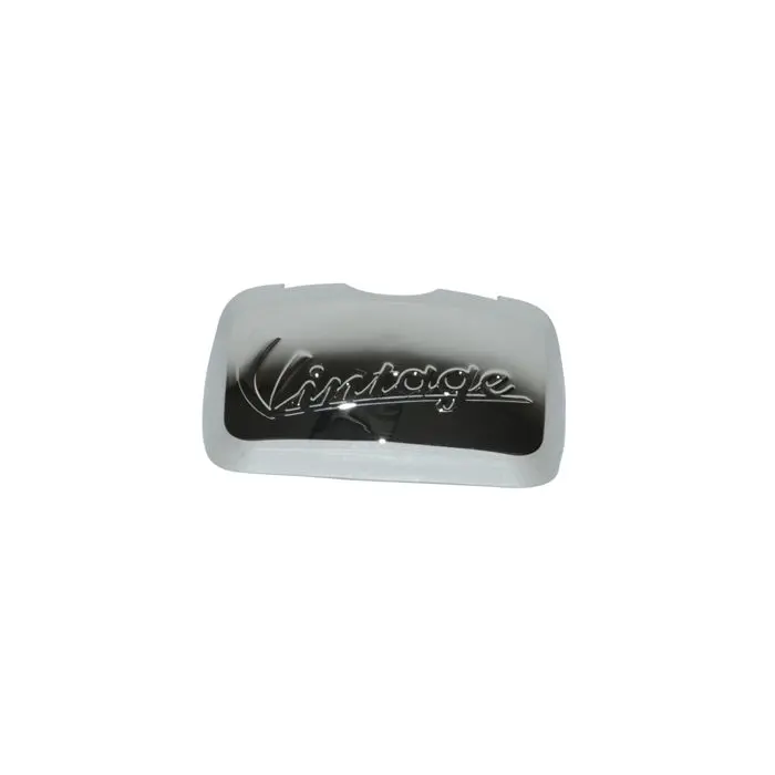 Couvercle support arrière barre de ramassage chromé LXV, Vespa LX, Vespa S