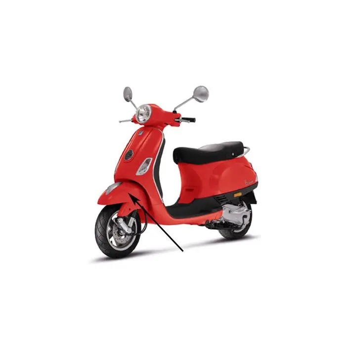Roter Vorderkotflügel 894 Vespa LX FL
