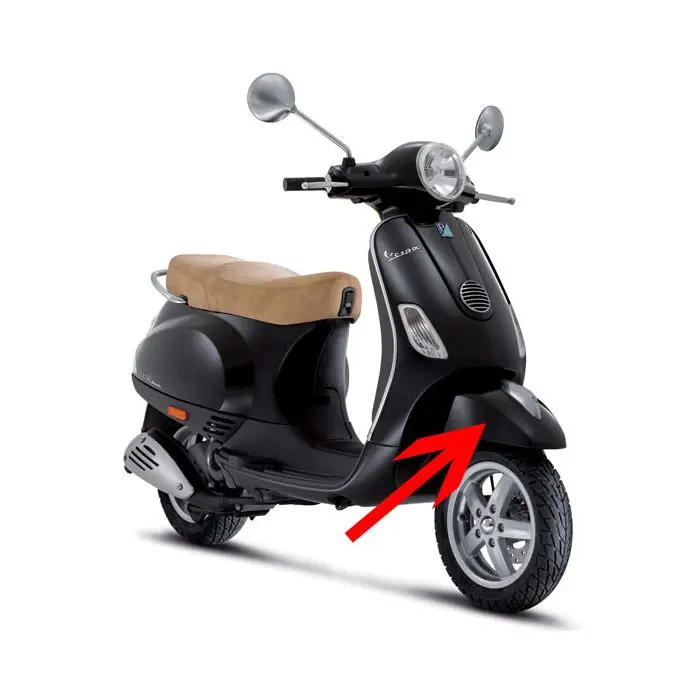 مصد أمامي Vulcano أسود 98/A Vespa LX FL