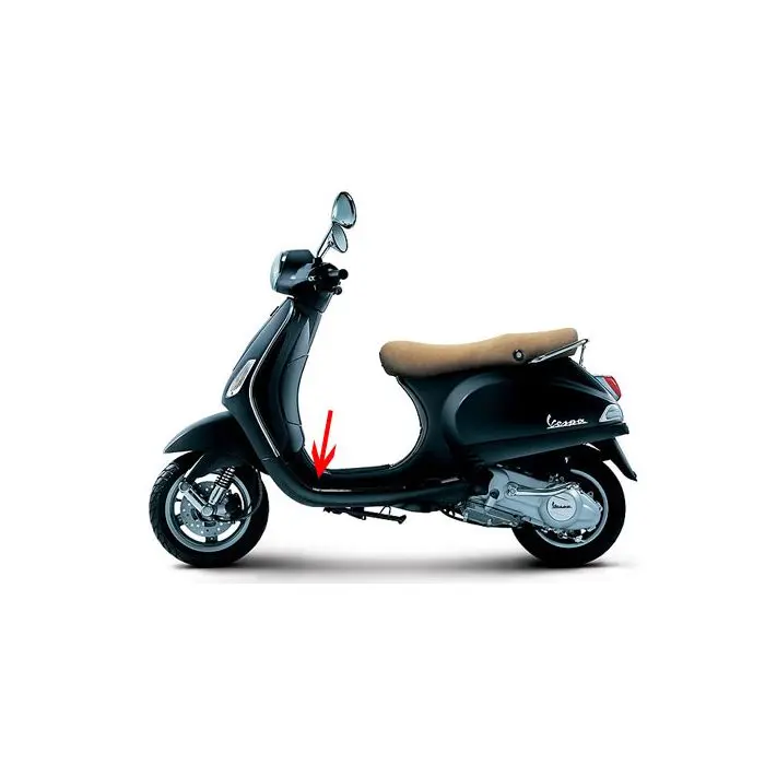 Marche-pied noir graphite 79/a vespa lx