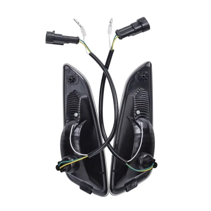 DMP لگژری ڈائریکٹڈ انڈیکیٹر سیٹ + ایل ای ڈی ڈے لائٹس بلیک/سموک Primavera Sprint — 2 ویو