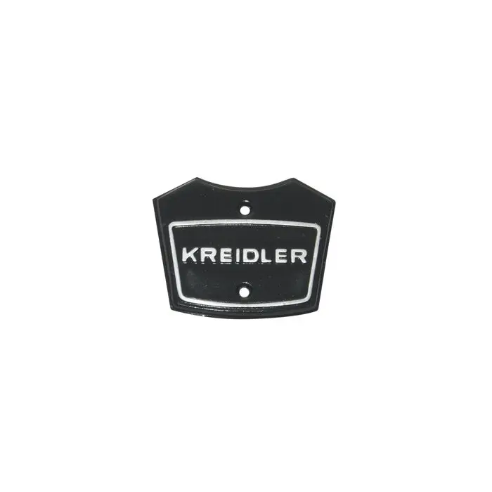 Plaque et logo boîtier de phare anthracite Kreidler