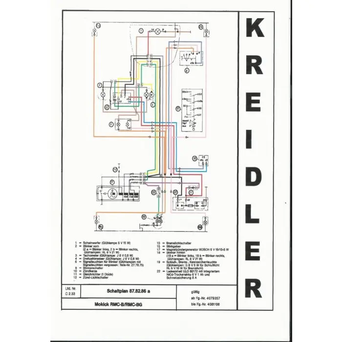 RMC Blinker-Kabelbaum 4V/5V