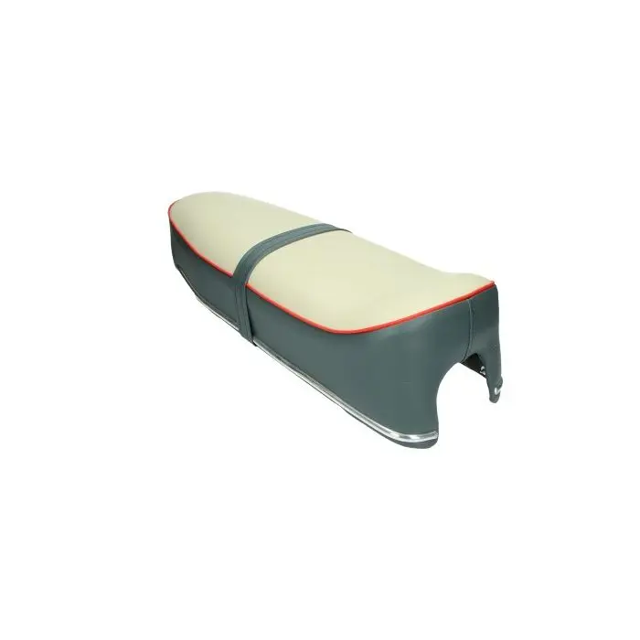 Selle Kreidler gris/crème passepoil rouge 27.94.99