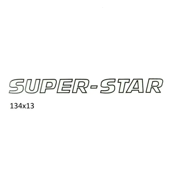 クライドラー スーパースター ホワイト/ブラック ステッカー