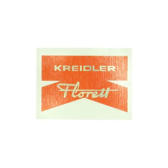 Kreidler Florett リアフェンダー ステッカー レッド/ゴールド