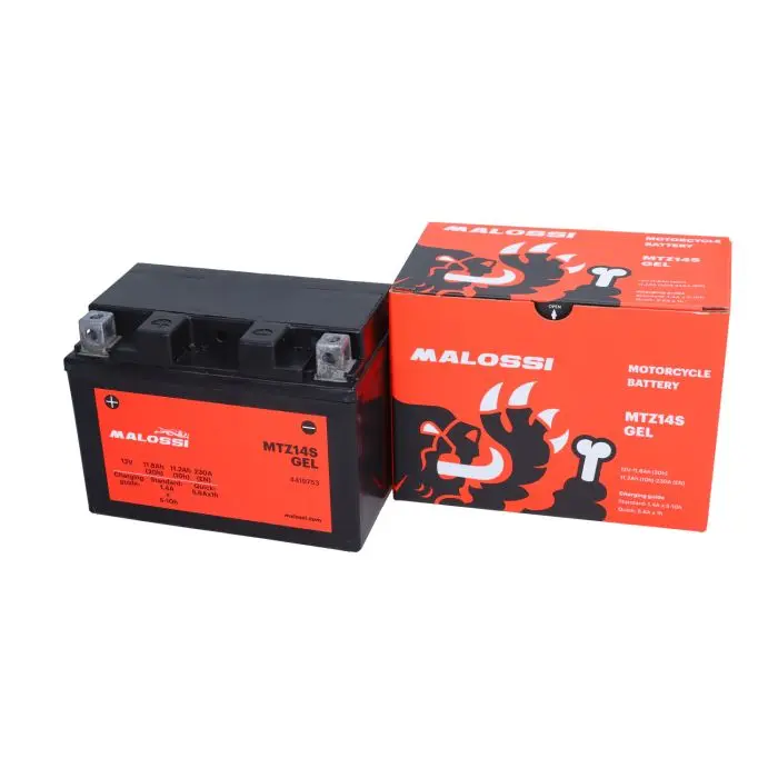 Malossi Batterie mtz14s/ytz14s Gel MTZ14S GEL für ak550, downtown 300cc ie, xadv750, xciting 400 4419753