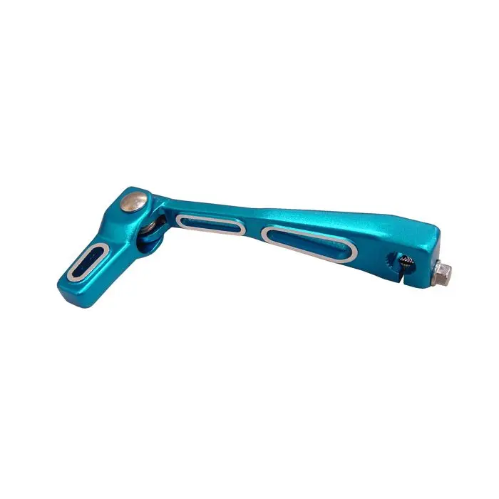Sélecteur de vitesses DMP 3 trous bleu alu minarelli am6