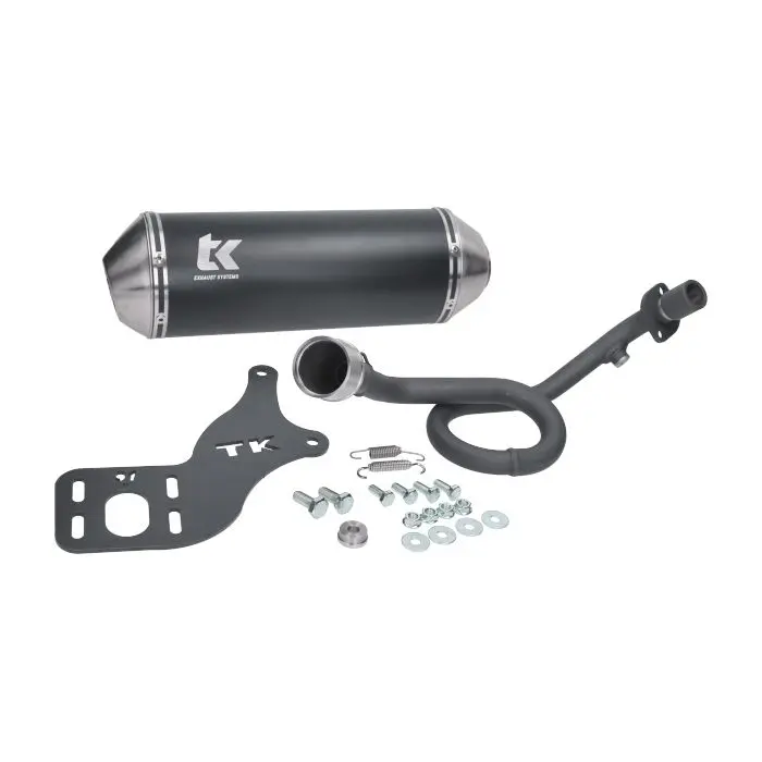 Silencieux Turbokit Euro-5 50cc 4T 21-23 noir mat Aprilia SXR