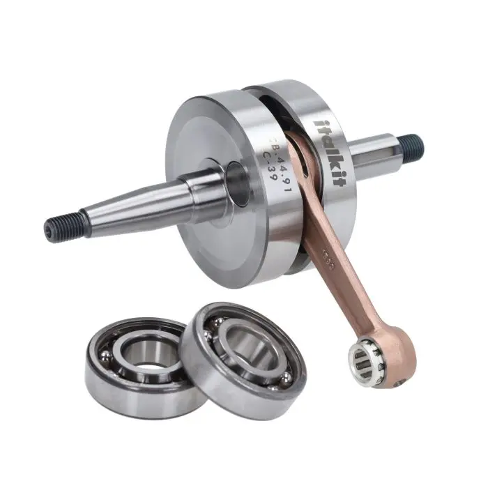 Kurbelwelle Italkit + Lager 6204 neues Modell (2018) neues Modell (18) + Lager 6204 (20mm) minarelli am6 cb.44.91