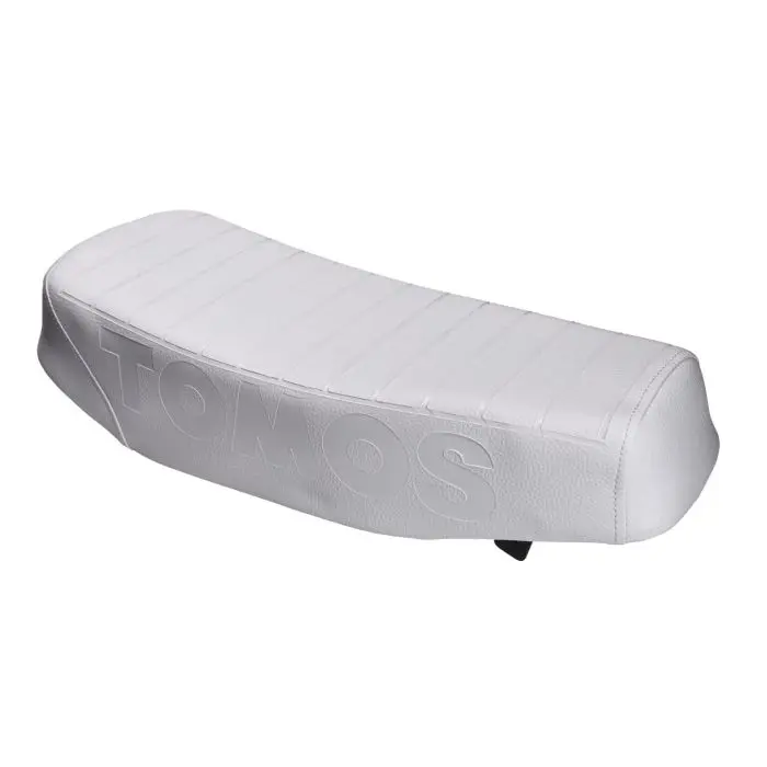 Selle Tomos avec logo G/D blanc