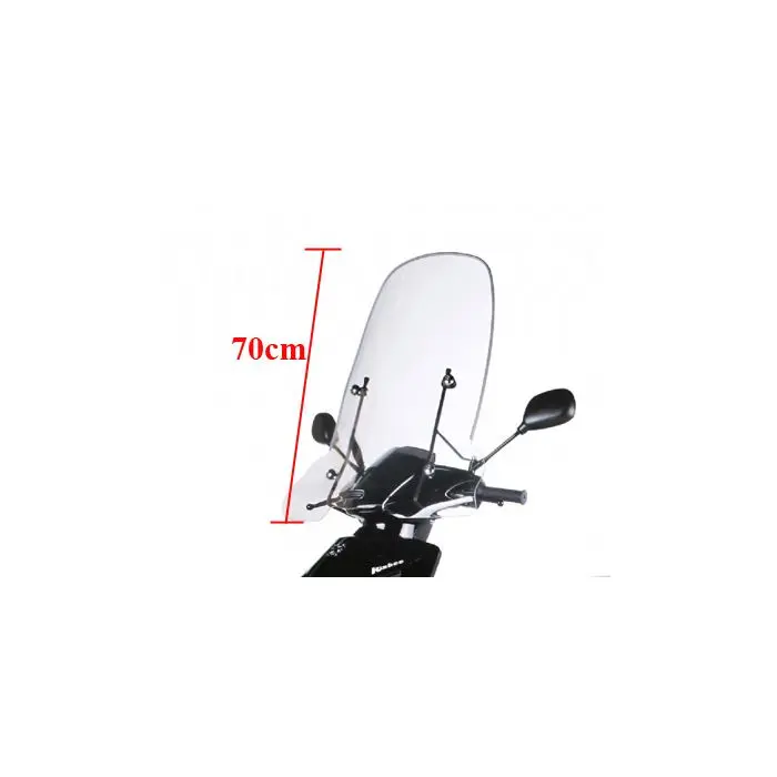 Peugeot 오리지널 Kisbee 4T PG530-KIS-P0L 70 cm 클리어 하이 마운팅 키트 포함 윈드스크린