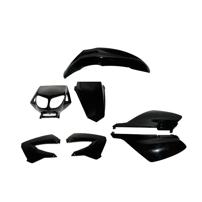 DMP Verkleidung 7-teilig hochglanz schwarz Derbi Senda X-Race X-Treme