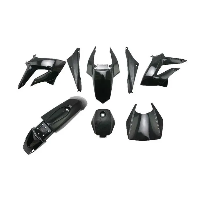 Verkleidungssatz DMP schwarz 8-teilig Senda DRD Pro